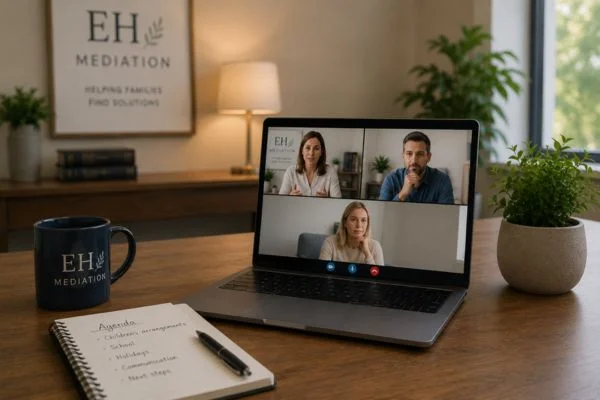 child access mediation Merton online meeting.